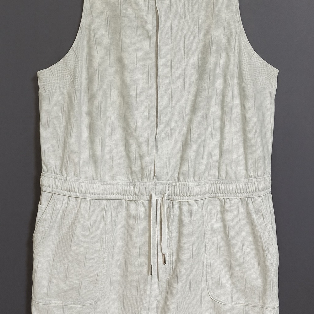 Athleta Light Gray Sleeveless Jumpsuit